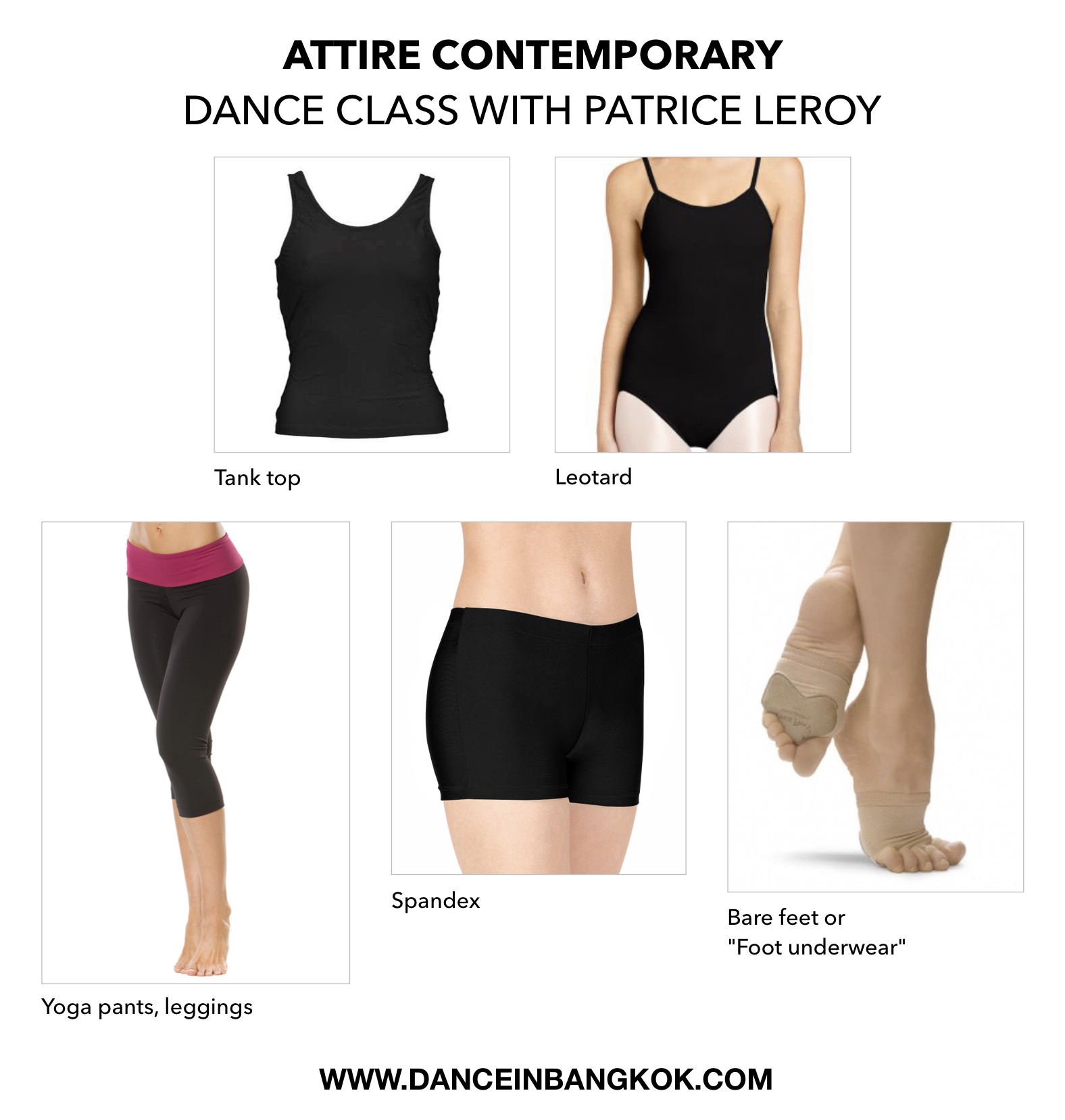 Attire Contemporary Dance
